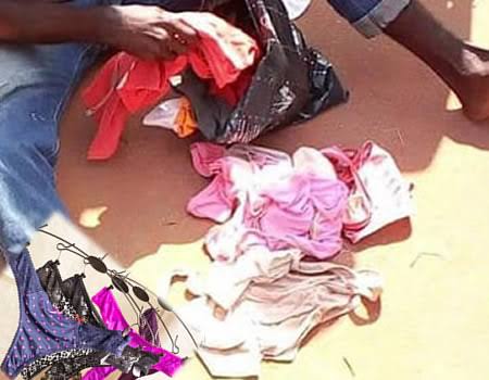Man Arrested For Picking Female Pants & Bras For Ritual