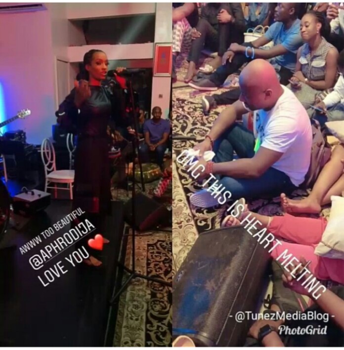 Guests Sitting On The Floor At Dija's Save Me Concert (Photos)
