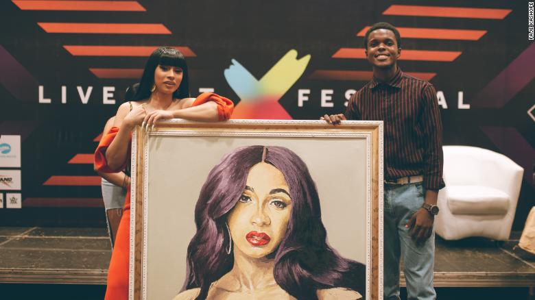 Nigerians give Cardi B a new name 'Chioma'