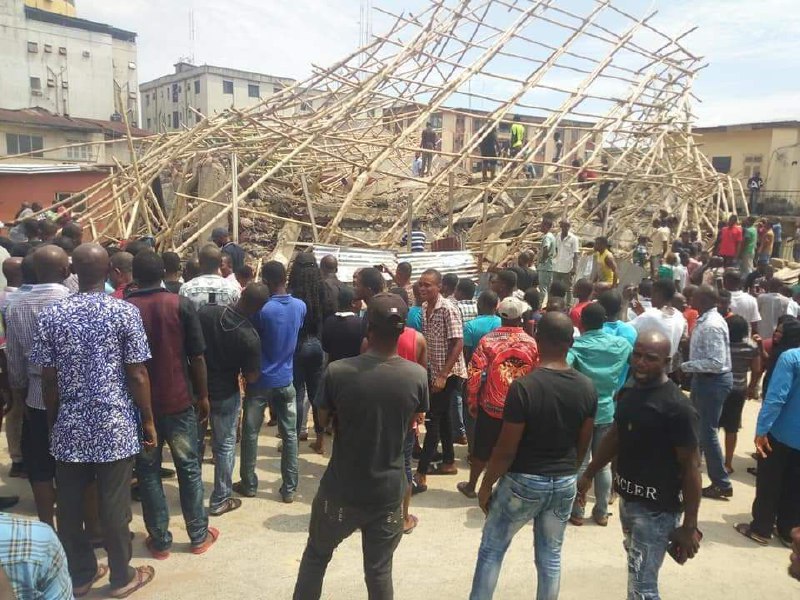 Many Trapped Inside As 4-Storey Building Collapses In Anambra