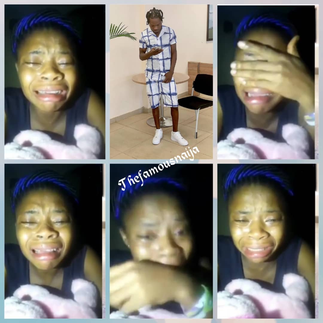Nigerian Lady Cries Bitterly That Naira Marley Forgot About Her
