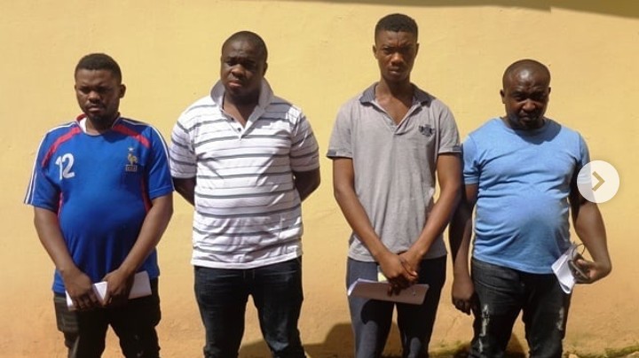 See 5 Yahoo Boys Caught & Jailed In Enugu
