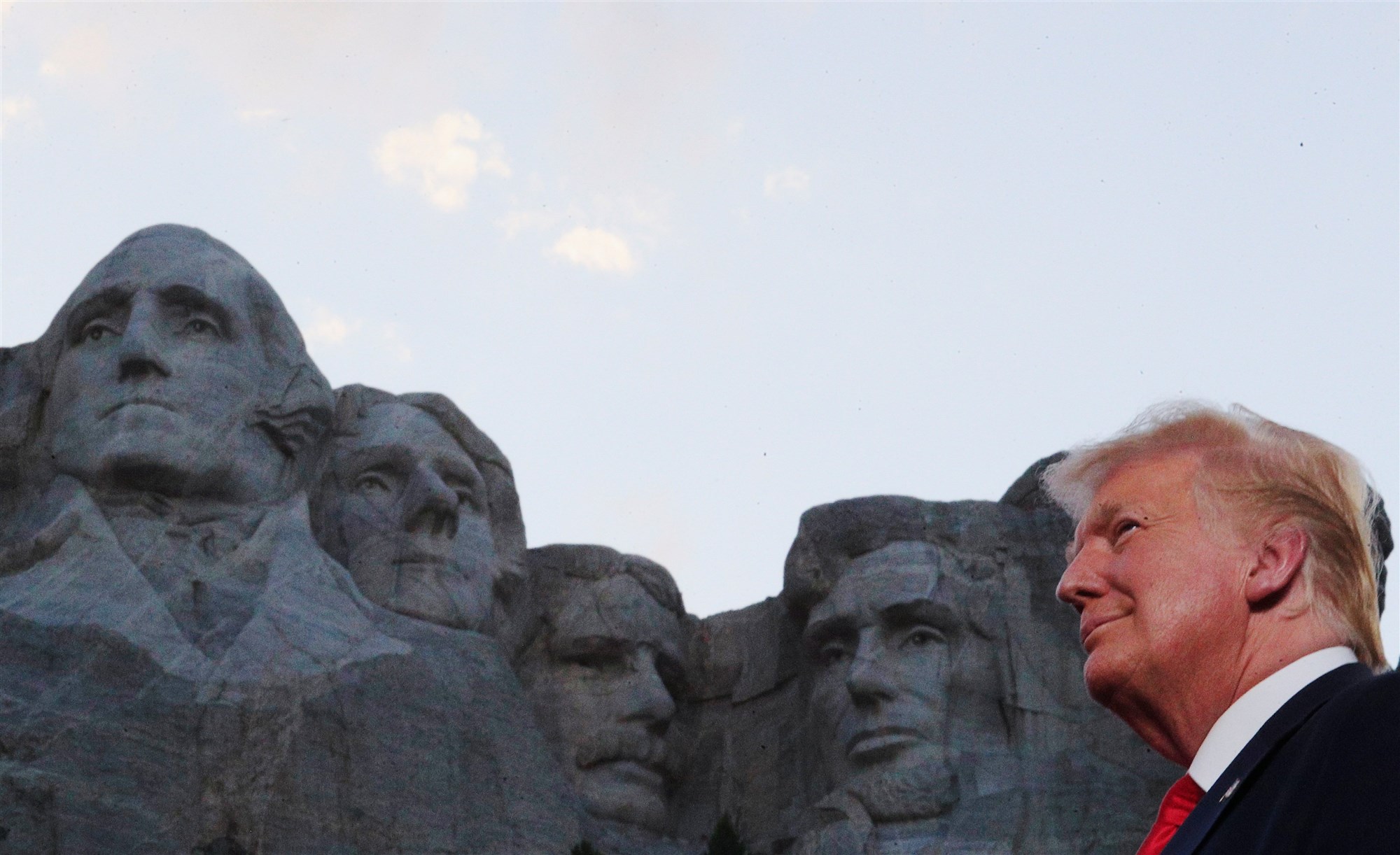 Trump Condemns Statue Toppling During July Fourth Fireworks at Mount Rushmore