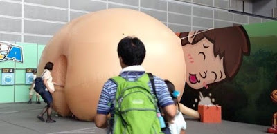 TV Tokyo exhibit that lets kid move from anus into the human body