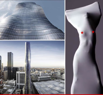 Beyonce's Ghost pose turned into a building design