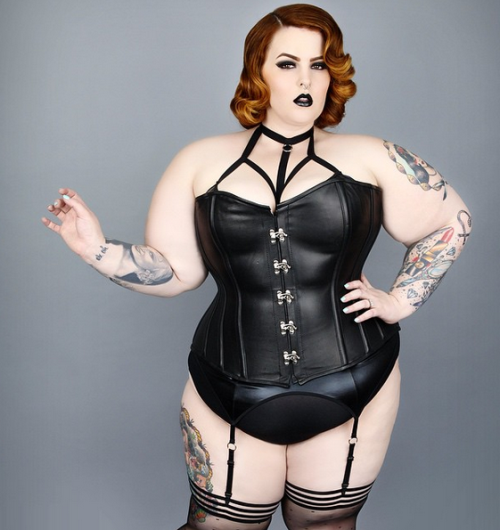 Tess Holliday - the first size 26 woman to be signed to a top UK modeling agency