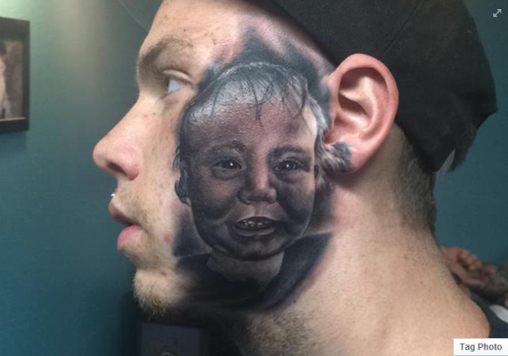 How can you get a real job with such tattoo on your face?