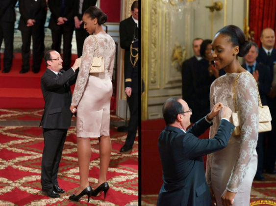 Really? Is Francois Hollande this short?