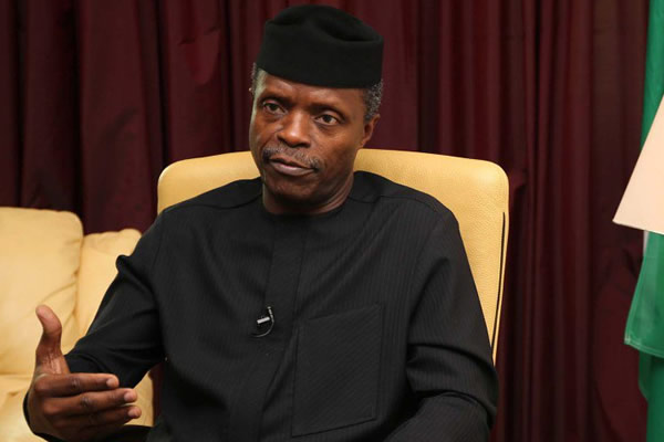 Acting President Osinbajo Reacts To Manchester Arena Bombing