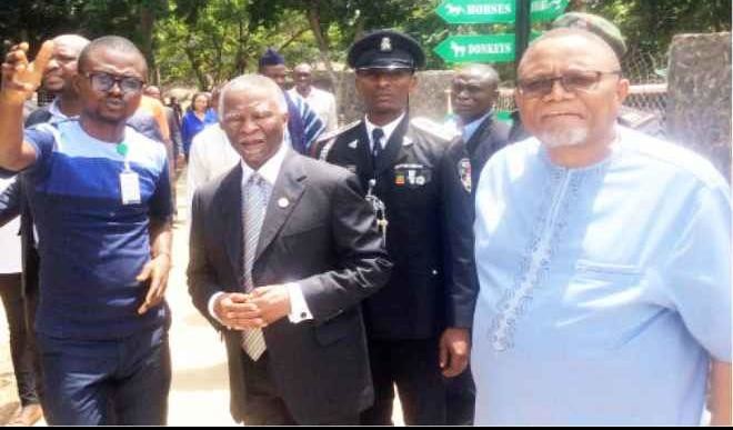 Thabo Mbeki visits Obasanjo Presidential Library