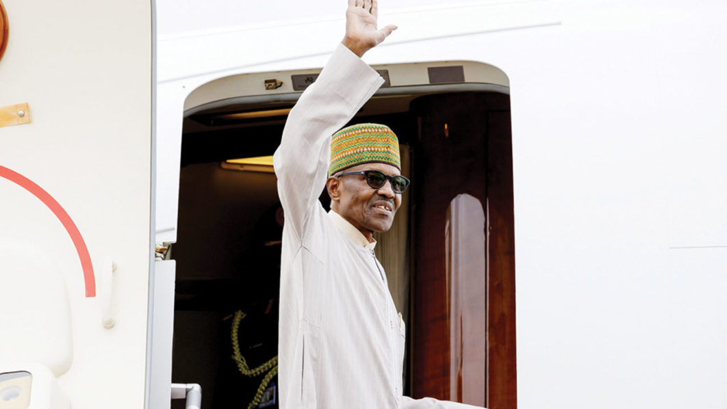 Buhari leaves Nigeria again for New York after a closed meeting with 3 governors