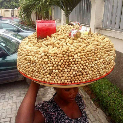 Beautiful Artistry From Groundnut Seller