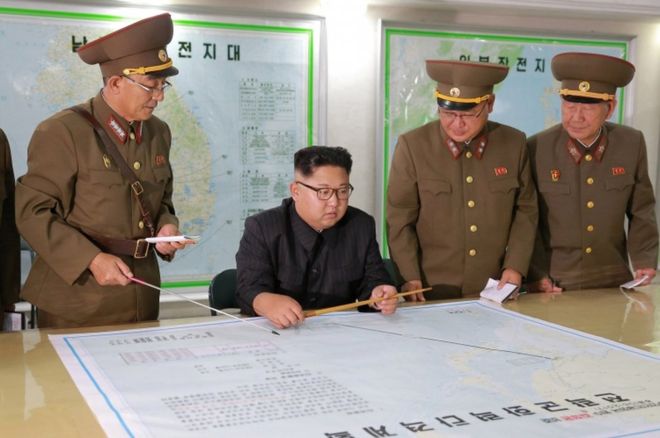 Kim Briefed On Guam Plan, Decides To Wait