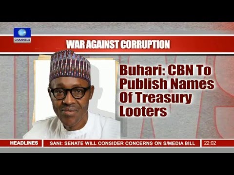 FG to publish names of treasury looters