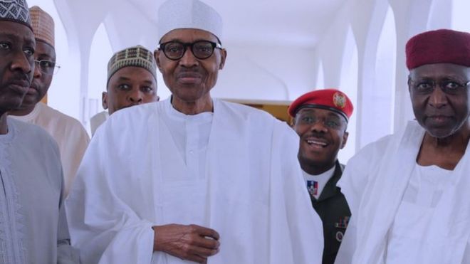 Nigeria's President Buhari makes rare appearance amid health concerns