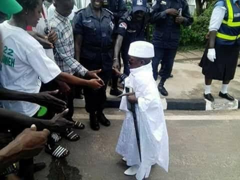 Gambia - Children Imitate Their Past Leader Yahya Jammeh