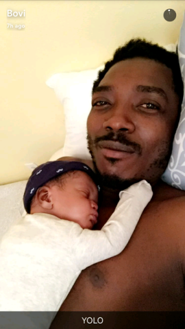Comedian Bovi and wife welcome a baby