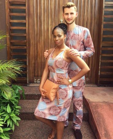 Cute Couple @UKAdamJohnson and Nigerian Wife