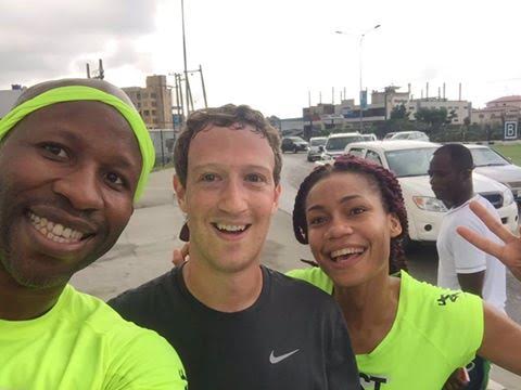 Mark Zuckerberg Racing Through Lekki-Ikoyi link bridge with Entrepreneurs