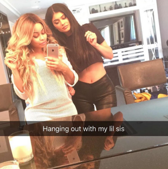 Kylie Jenner shares a Photo with Blac Chyna
