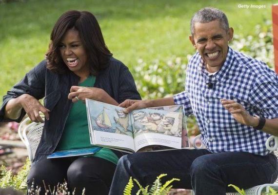 Checkout this funny photo of Barack and Michelle Obama