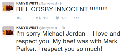 Kanye West is really high on drugs - see what he's tweeting