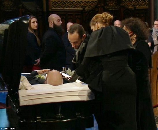 Celine Dion's Husband René Angélil is laid to rest