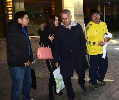 Jose Mourinho spotted in Shanghai China
