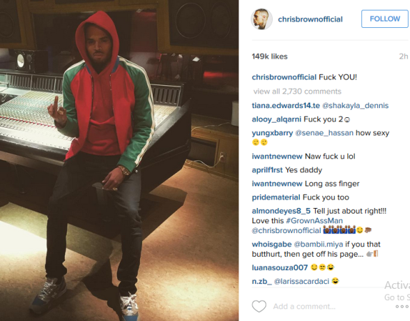 See what Chris Brown said to Karrueche after she revealed she wants to date again