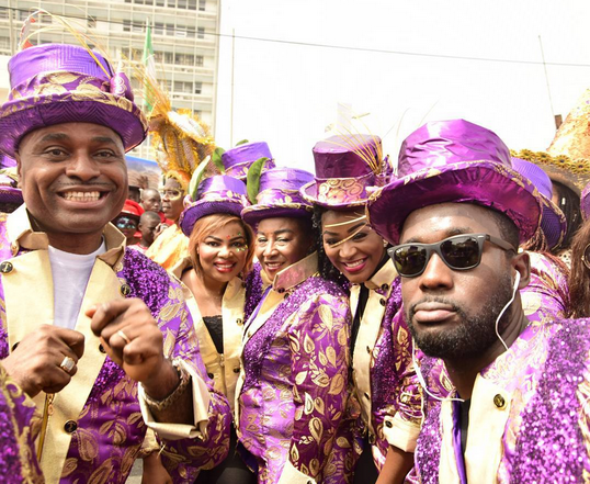 Nollywood Stars at the Calabar Carnival