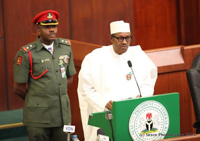 President Buhari Presents 2016 Budget to National Assembly