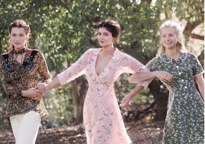The Little Sisters Photoshoot ft. Kylie Jenner, Bella Hadid, and Lottie Moss- Kate
