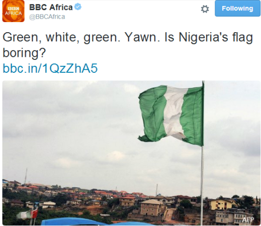 Is the Nigerian Flag really boring?