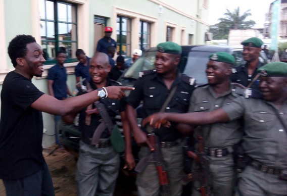 Comedian Bovi shares funny moment with Police