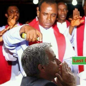 Jose Mourinho seek prayer help in Nigeria