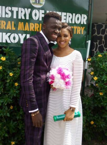 Nigerian Comedian Akpororo's court wedding