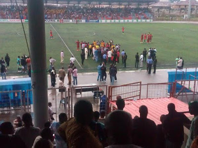 Chaos as match officials are beaten to stupor in Nigeria