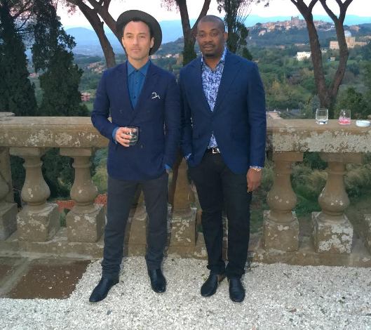 Don Jazzy meets Jude Law in Rome