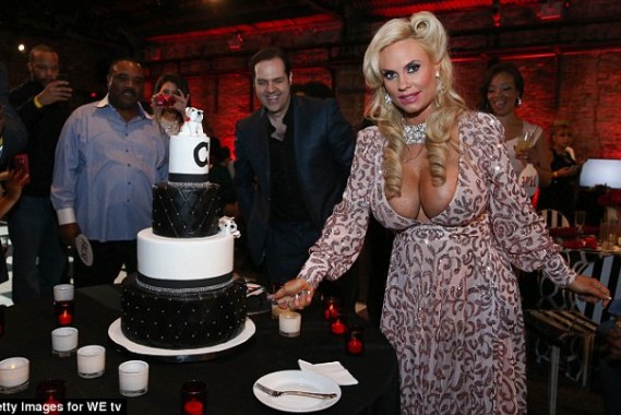 Coco Austin's baby shower and her b**bs