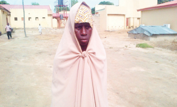 He disguised as a woman so he could peep into female hostel