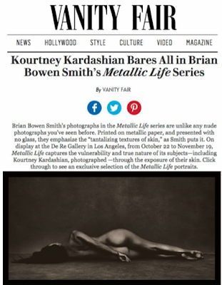 Kourtney Kardashian poses for Vanity Fair Magazine