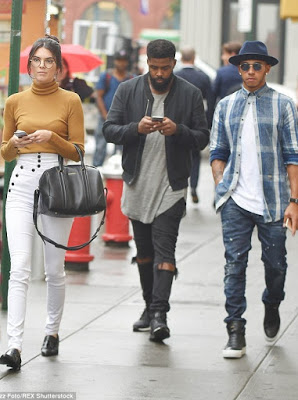 Kendall Jenner and Lewis Hamilton strolling NYC