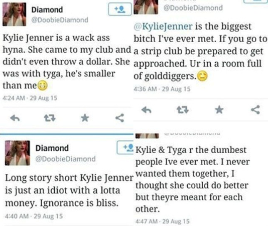 Stripper blasts Kylie and Tyga