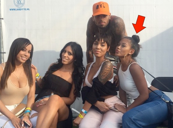Chris Brown is currently hanging out with Karrueche Tran's doppleganger