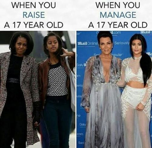 Photo of the Day: Malia Obama vs Kylie Jenner