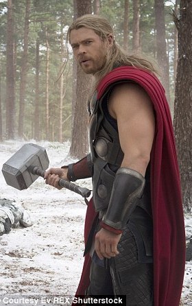 You won't believe what Thor (Chris Hemsworth) looks like