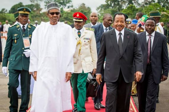 President Buhari in Cameroon