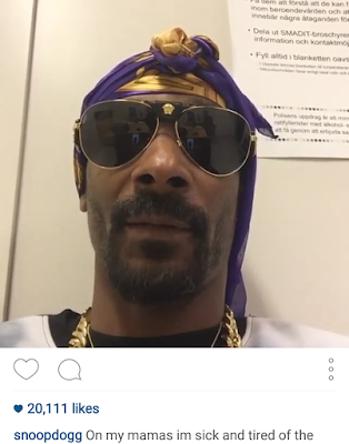Snoop Dogg racially profiled in Sweden?