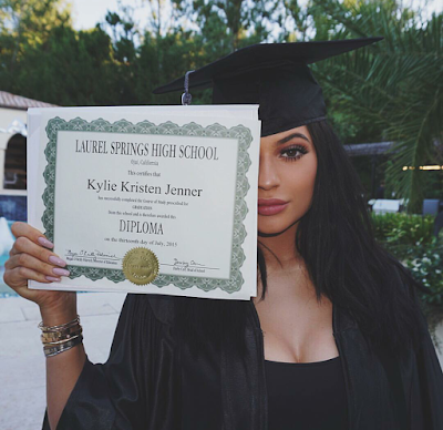 Kylie Jenner finally graduates from High School
