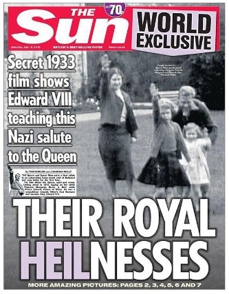 Did Queen Elizabeth II support Nazi in the 1930s
